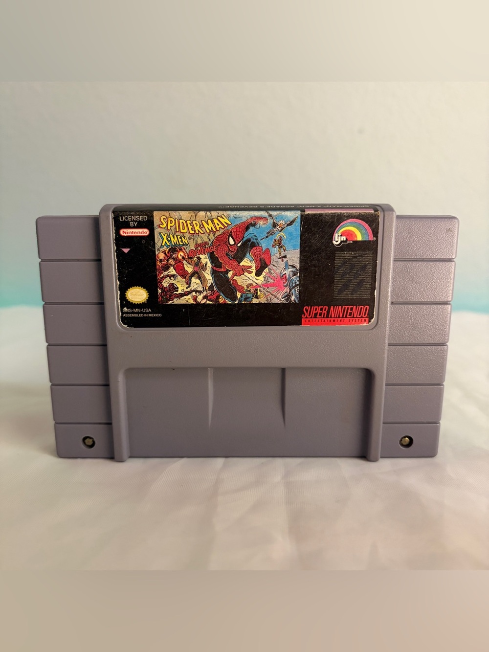 Spider-Man & X-Men Arcade's Revenge (SNES, 1992) - Authentic - Tested Works